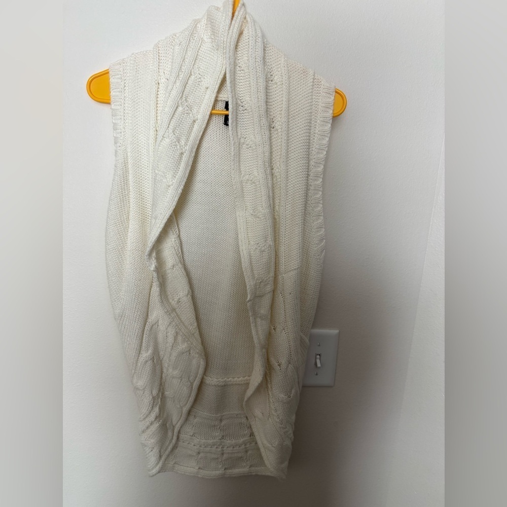 Vanity Ivory Open Front Cardigan